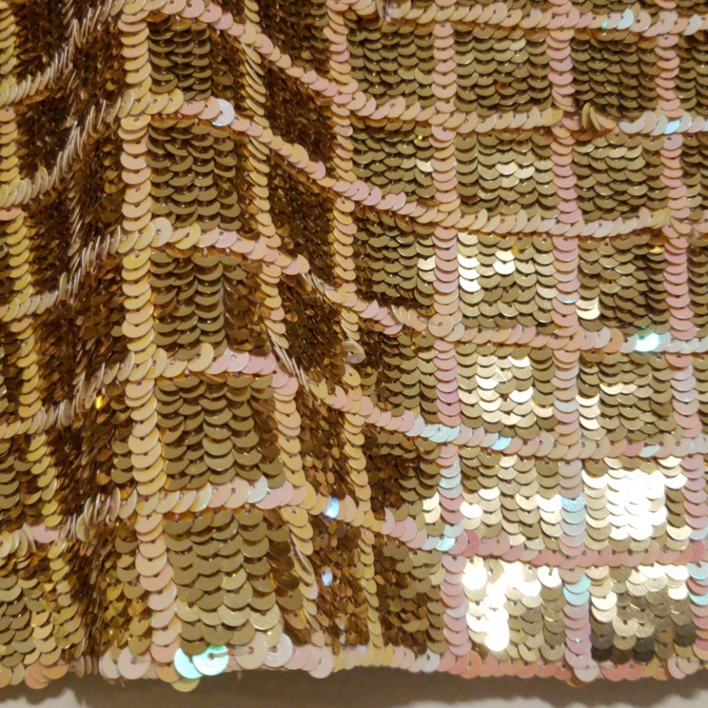 MODA INTERNATIONAL sequin miniskirt - Picture 3 of 7